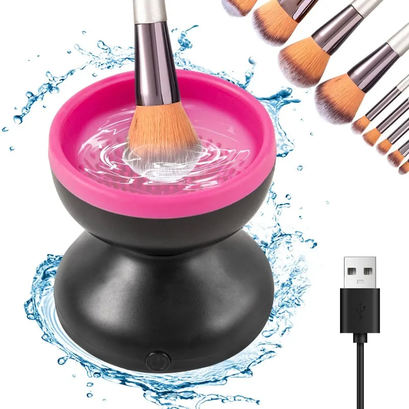 Portable USB Makeup Brush Cleaner