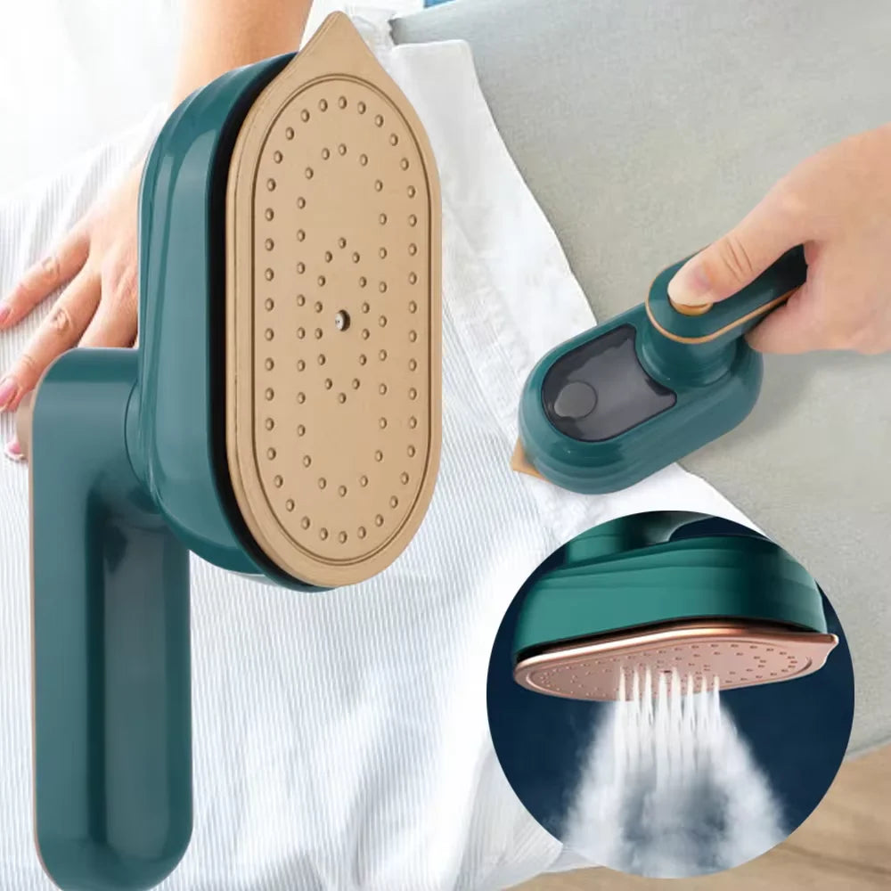 Mini Rotating Steam Iron Handheld Wet And Dry